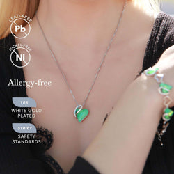 Image of Leafael Infinity Love Heart Necklace Birthstone Necklace for Women