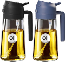 Image of Olive Oil Dispenser, 2 in 1 Oil Sprayer for Cooking