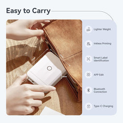 Image of Upgraded Bluetooth Label Maker – Portable, Smart Label Printing, High-Quality, Wireless Thermal Printer