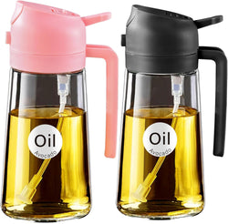 Image of Olive Oil Dispenser, 2 in 1 Oil Sprayer for Cooking