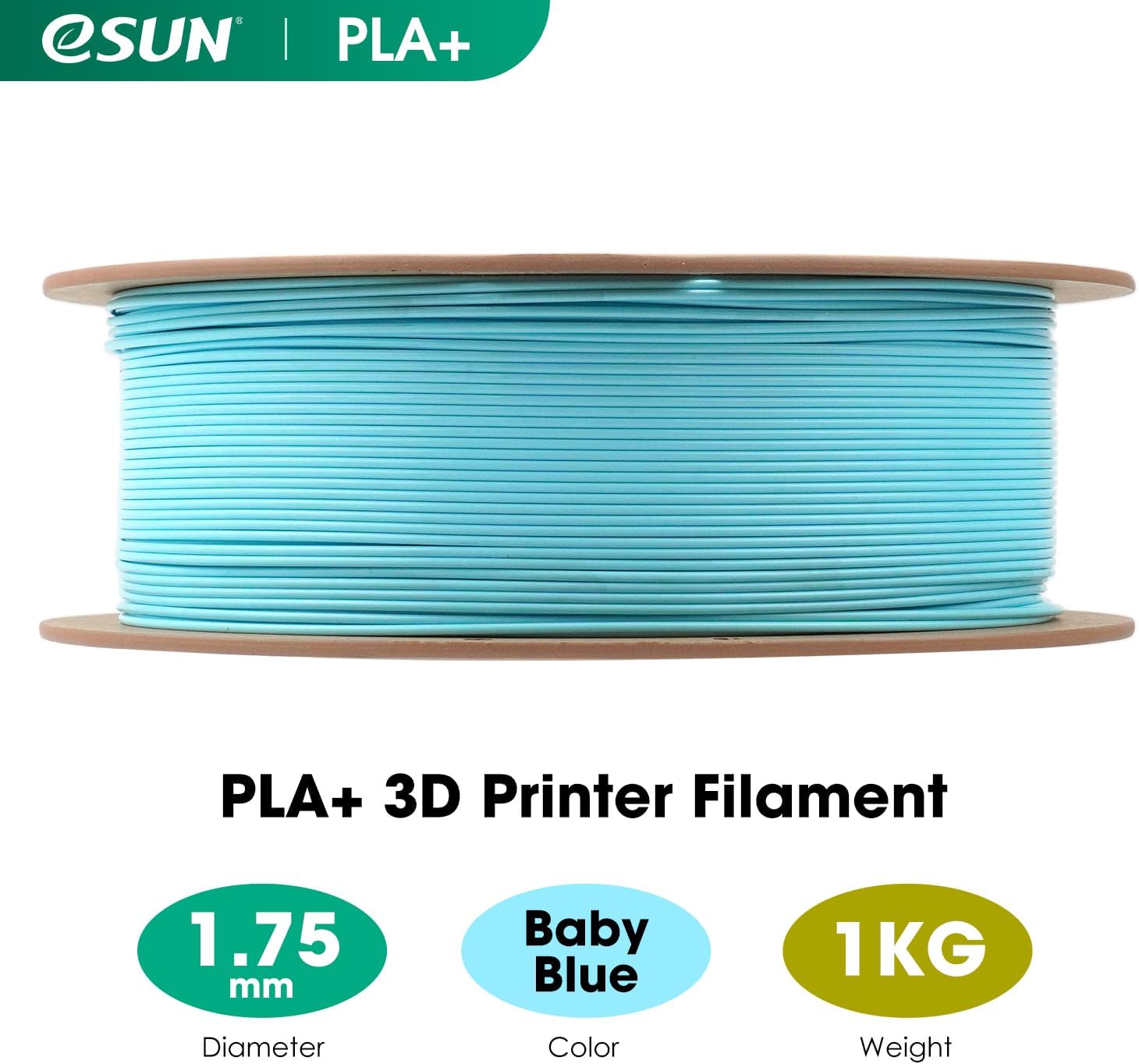 3D Printing Filament 1.75mm 1KG Black, High Accuracy