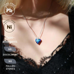 Image of Leafael Infinity Love Heart Necklace Birthstone Necklace for Women