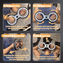 Image of Adjustable Forearm Exerciser - Rotational Grip Strength Trainer