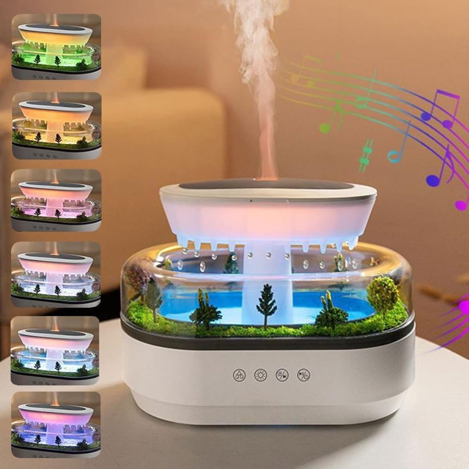 Rain Sound Aromatherapy Diffuser 🌧️✨