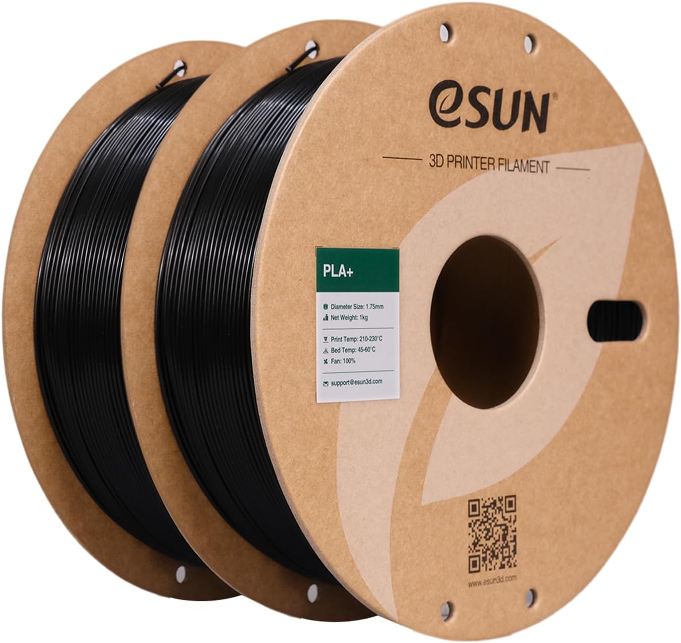 3D Printing Filament 1.75mm 1KG Black, High Accuracy