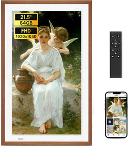 Image of Frameo 15.6-Inch WiFi Digital Photo Frame – 1920x1080 Full HD, 32GB Memory, Touchscreen Display