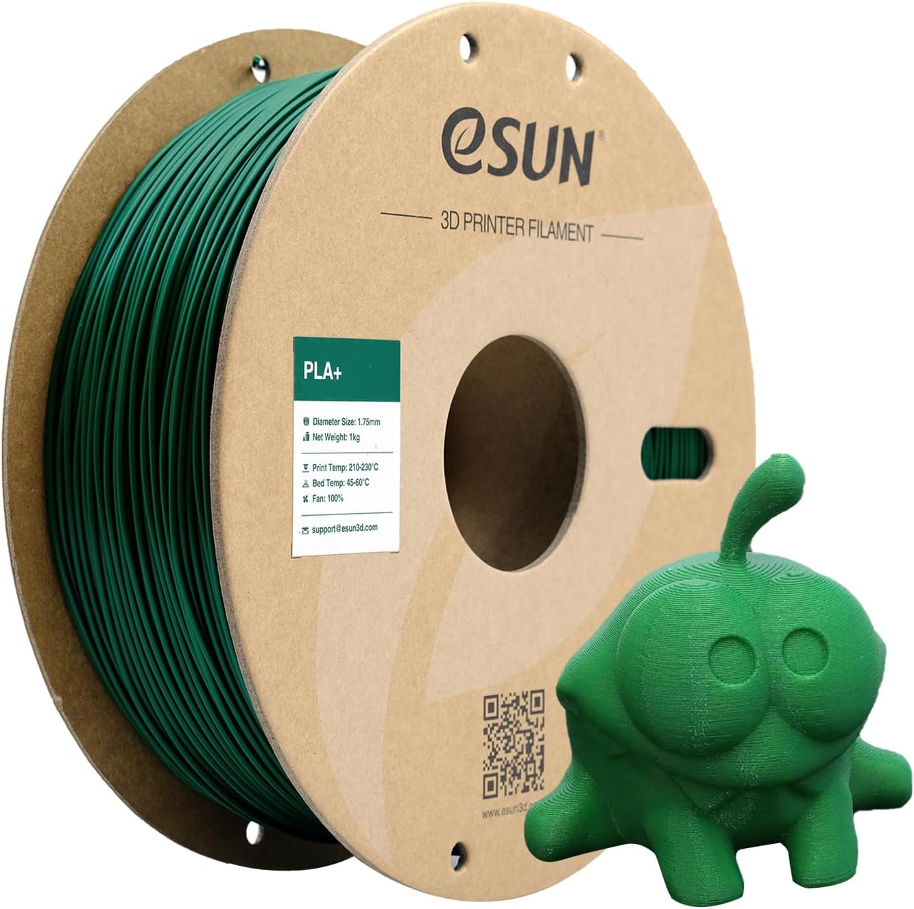 3D Printing Filament 1.75mm 1KG Black, High Accuracy