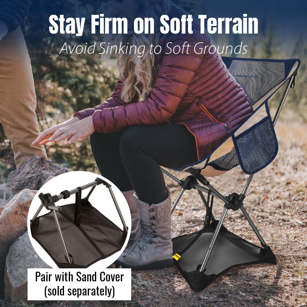 Folding Camping Chair – 7075 Aluminium Frame, Ripstop Fabric, Quick Setup, 136kg Support