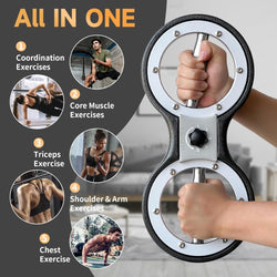Image of Adjustable Forearm Exerciser - Rotational Grip Strength Trainer