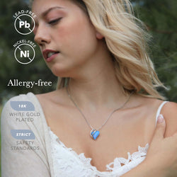 Image of Leafael Infinity Love Heart Necklace Birthstone Necklace for Women