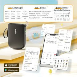 Image of Upgraded Bluetooth Label Maker – Portable, Smart Label Printing, High-Quality, Wireless Thermal Printer