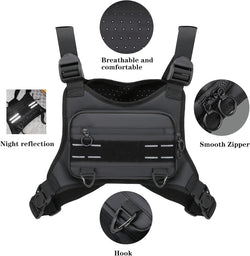 Image of Running chest bag, Water Resistant Sports Chest Bag