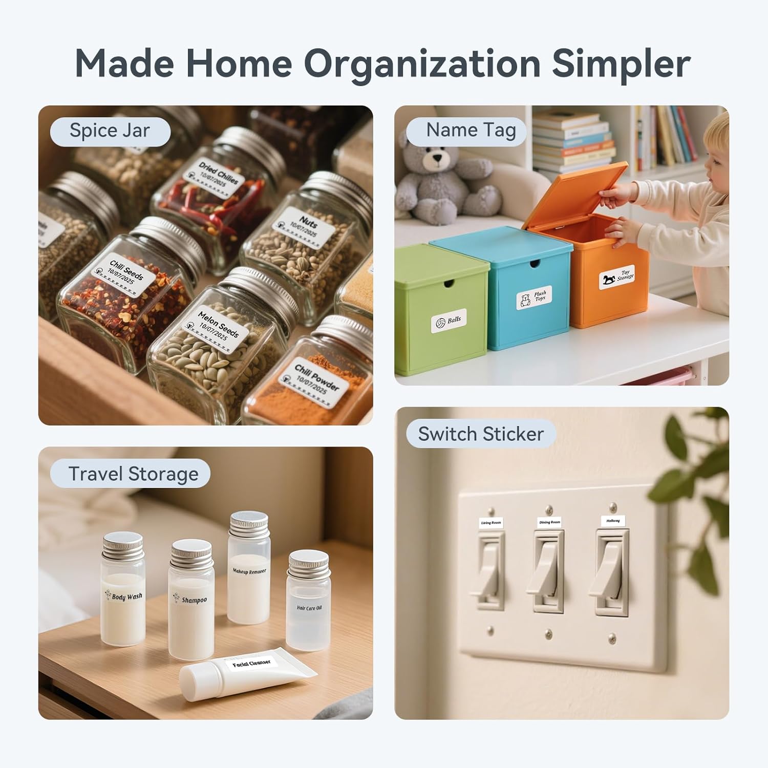 Upgraded Bluetooth Label Maker – Portable, Smart Label Printing, High-Quality, Wireless Thermal Printer