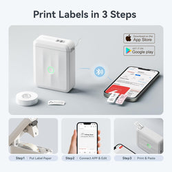 Image of Upgraded Bluetooth Label Maker – Portable, Smart Label Printing, High-Quality, Wireless Thermal Printer
