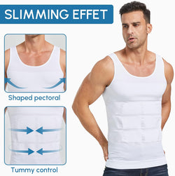 Image of Men's Shaper Slimming Undershirts T-Shirt