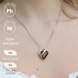 Image of Leafael Infinity Love Heart Necklace Birthstone Necklace for Women