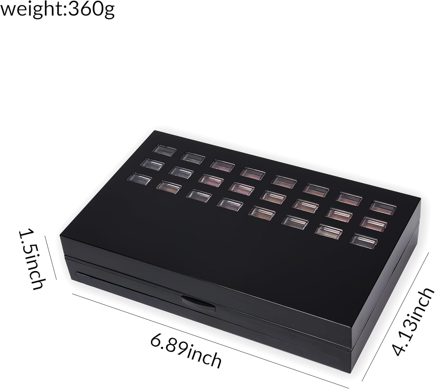 39 Eyeshadows, Blush, Compact Powder, Lipsticks & Brushes – Waterproof