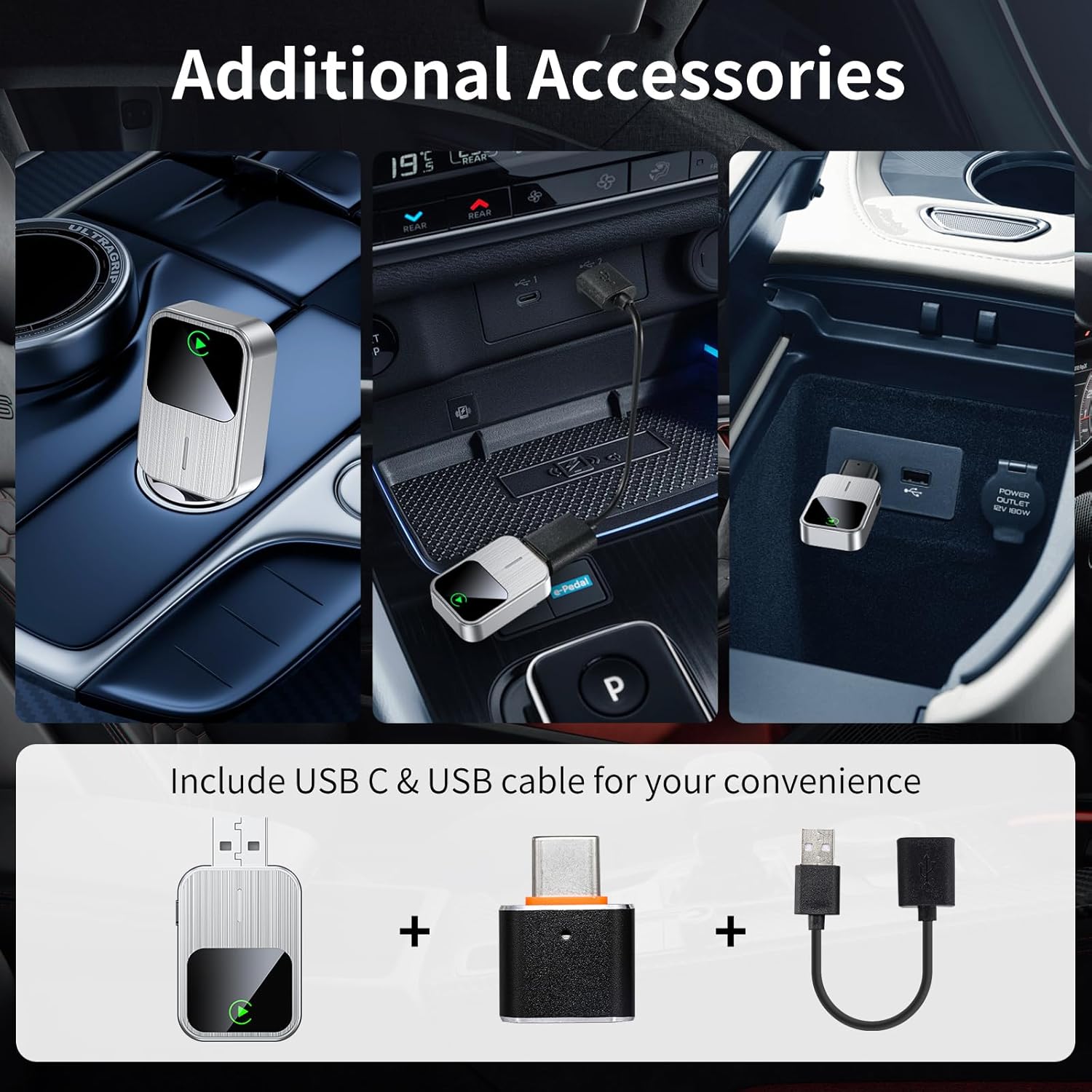 Wireless CarPlay Adapter – Plug & Play,