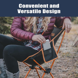 Image of Folding Camping Chair – 7075 Aluminium Frame, Ripstop Fabric, Quick Setup, 136kg Support