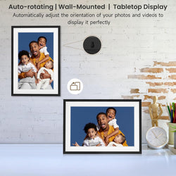 Image of Frameo 15.6-Inch WiFi Digital Photo Frame – 1920x1080 Full HD, 32GB Memory, Touchscreen Display
