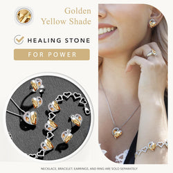 Image of Leafael Infinity Love Heart Necklace Birthstone Necklace for Women