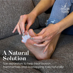 Image of Natural Toe Correction, Bunion Relief & Pedicure Spacers | Ideal for Fitness, Yoga & Wellness