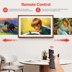 Image of Frameo 15.6-Inch WiFi Digital Photo Frame – 1920x1080 Full HD, 32GB Memory, Touchscreen Display