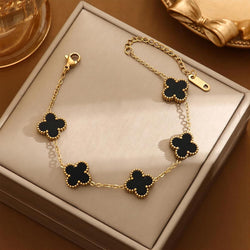 Image of Four Leaf Clover Bracelet for Women & Girls