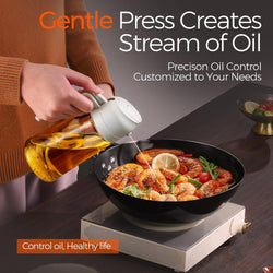Image of Olive Oil Dispenser, 2 in 1 Oil Sprayer for Cooking