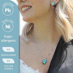 Image of Leafael Infinity Love Heart Necklace Birthstone Necklace for Women