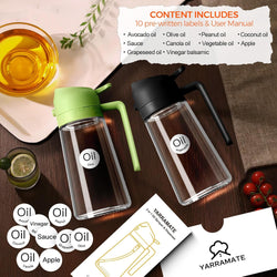 Image of Olive Oil Dispenser, 2 in 1 Oil Sprayer for Cooking