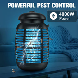 Image of 4200V Electric Bug Zapper with Attractant – Powerful Mosquito & Fly Killer Lamp
