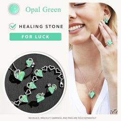 Image of Leafael Infinity Love Heart Necklace Birthstone Necklace for Women