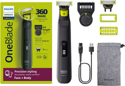 Image of Philips Norelco One Blade Pro 360 Face + Body – Trim, Edge & Shave All Lengths