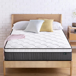 Image of Zinus Queen Mattress – 30cm iCoil Pocket Spring Eurotop | Comfort Quilting Foam