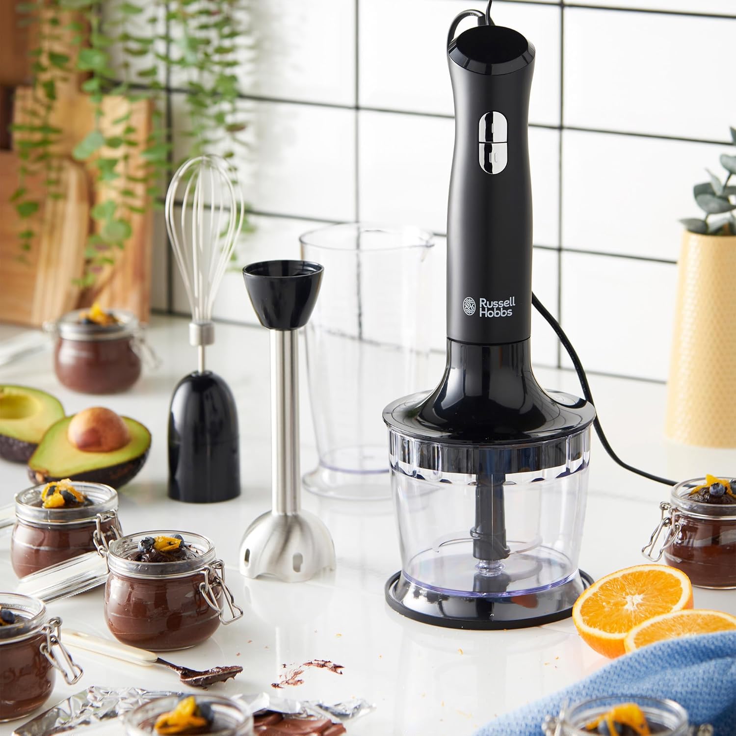 Hand Blender – Versatile Multi-Function Blender with 2 Speeds & Pulse Setting 3 in 1