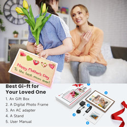 Image of Frameo 15.6-Inch WiFi Digital Photo Frame – 1920x1080 Full HD, 32GB Memory, Touchscreen Display
