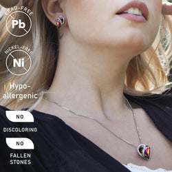 Image of Leafael Infinity Love Heart Necklace Birthstone Necklace for Women