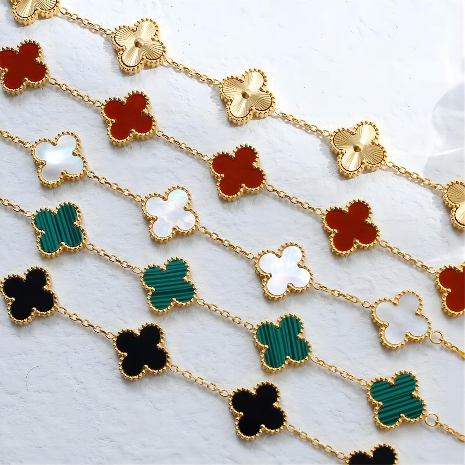 Four Leaf Clover Bracelet for Women & Girls