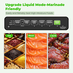Image of Vacuum Sealer – 3 Food Types, 4 Operating Modes, Built-in Cutter & Water Drip Tray