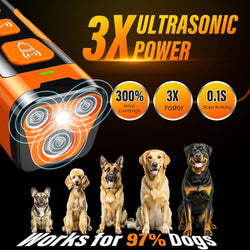 Image of Dog Bark Deterrent Device - Ultrasonic Anti-Barking Trainer with 6 Modes | 3X Frequency Control