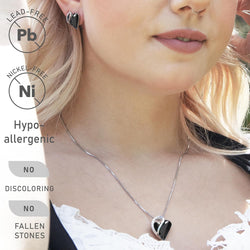 Image of Leafael Infinity Love Heart Necklace Birthstone Necklace for Women