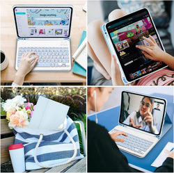 Image of iPad Case Keyboard with Mouse – Compatible with 10.2