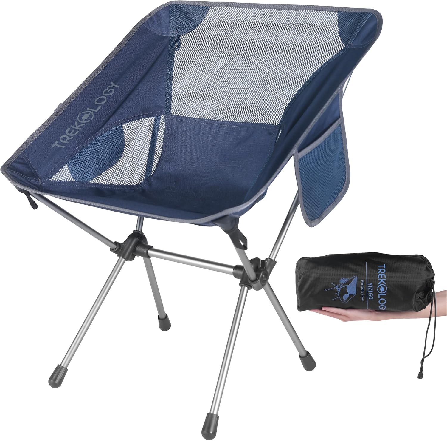 Folding Camping Chair – 7075 Aluminium Frame, Ripstop Fabric, Quick Setup, 136kg Support