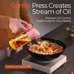 Image of Olive Oil Dispenser, 2 in 1 Oil Sprayer for Cooking
