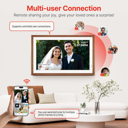 Image of Frameo 15.6-Inch WiFi Digital Photo Frame – 1920x1080 Full HD, 32GB Memory, Touchscreen Display