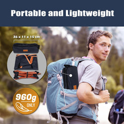 Image of Folding Camping Chair – 7075 Aluminium Frame, Ripstop Fabric, Quick Setup, 136kg Support