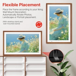 Image of Frameo 15.6-Inch WiFi Digital Photo Frame – 1920x1080 Full HD, 32GB Memory, Touchscreen Display