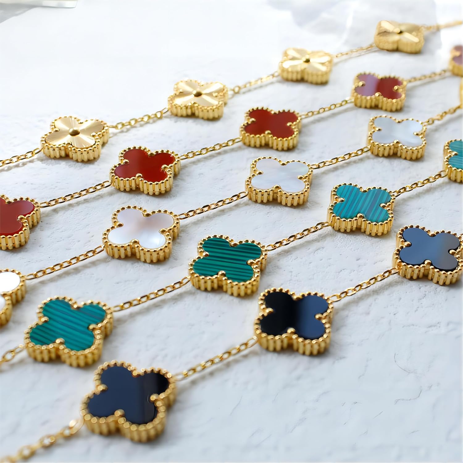 Four Leaf Clover Bracelet for Women & Girls