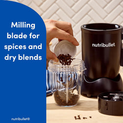 Image of NutriBullet 900W Series Mega Pack – Personal Blender with 2x Blades, 3x Cups & Milling Blade for Dry Blends